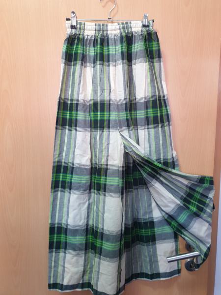 Sarong and Trousers/ Sarung Celana - Green Checked